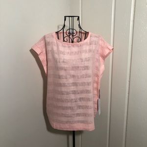 Liz Claiborne Linen-blend Top